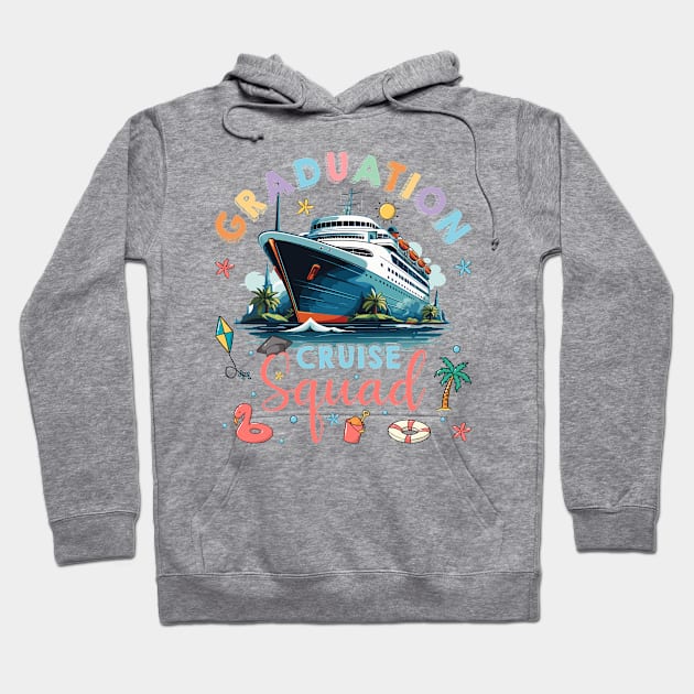 Graduation Cruise Squad Class of 2024 Gift For Men Women Hoodie by Los San Der